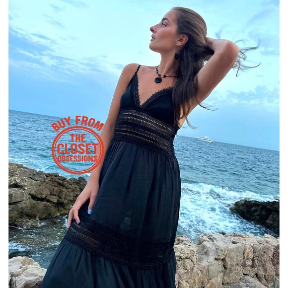 RARE!!! MANGO BLOGGER FAVE!!! A-Line Maxi Dress NWT - Picture 10 of 16